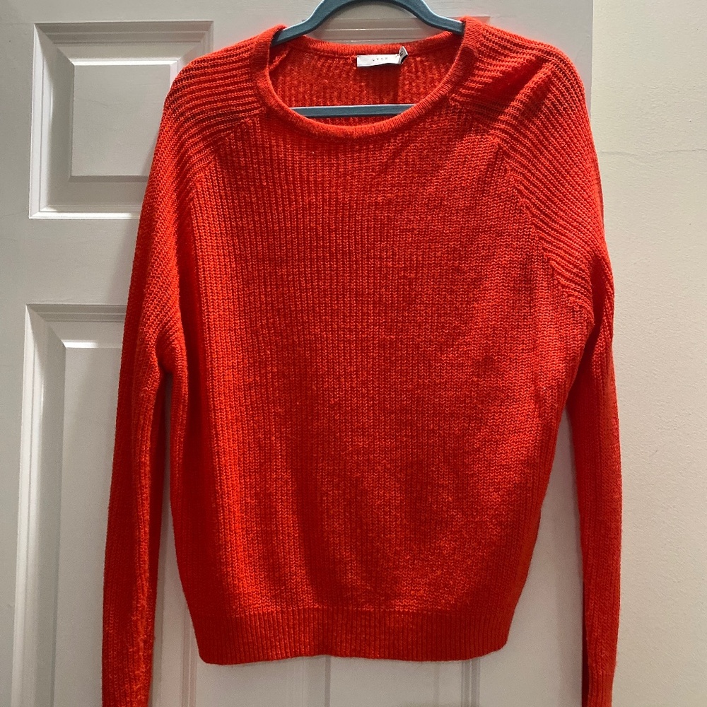 LUSH orange sweater